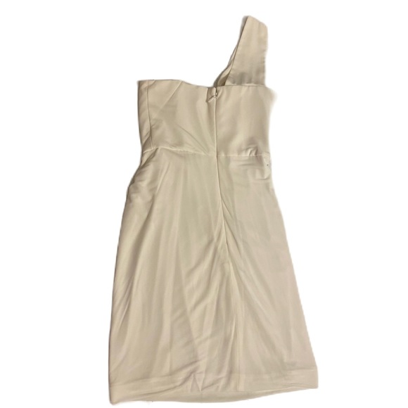 BCBGMAXAZRIA • White One Shoulder Cocktail Party Dress •  XS - Picture 2 of 7